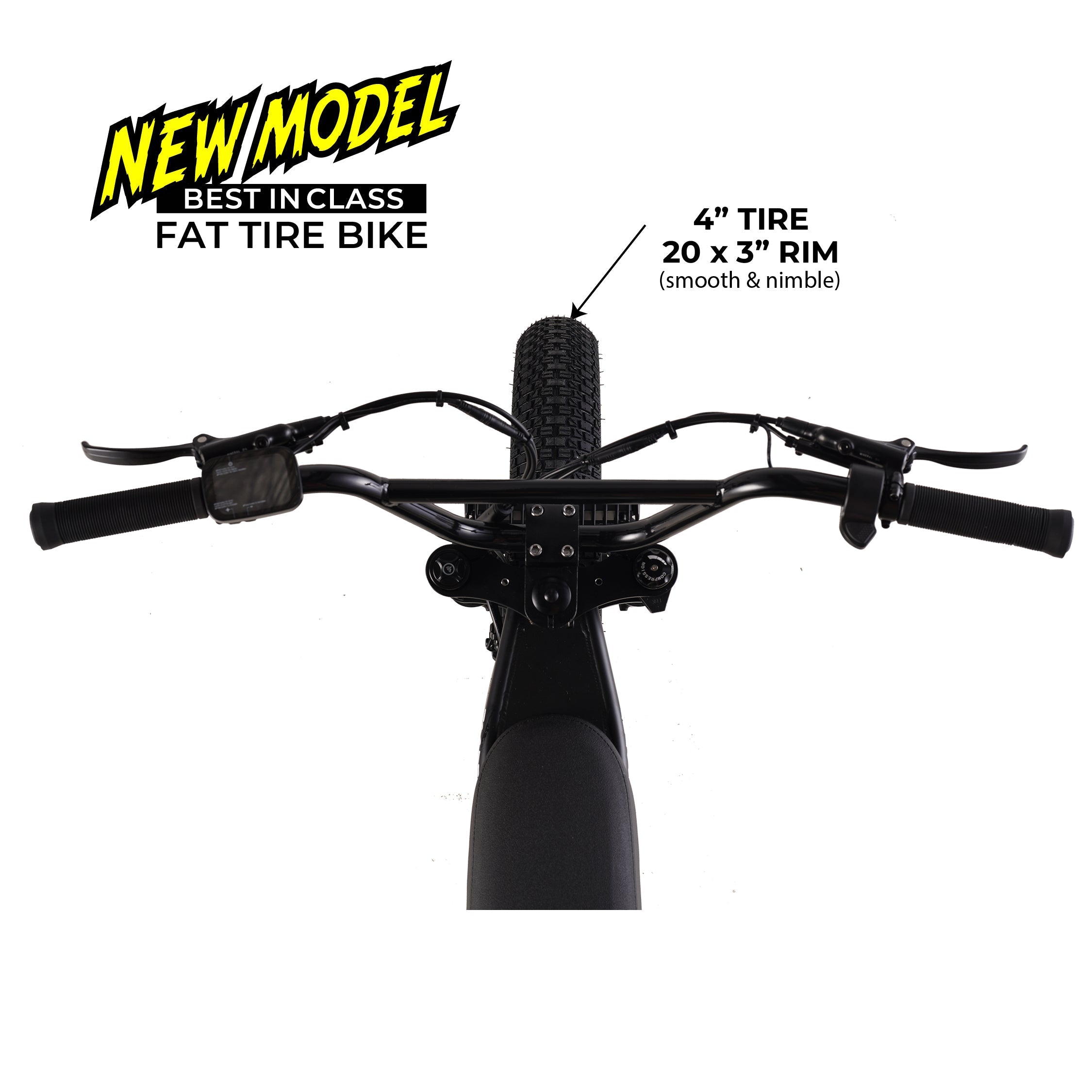 Zooz ZOOPER Fat Tire Electric Bike Details