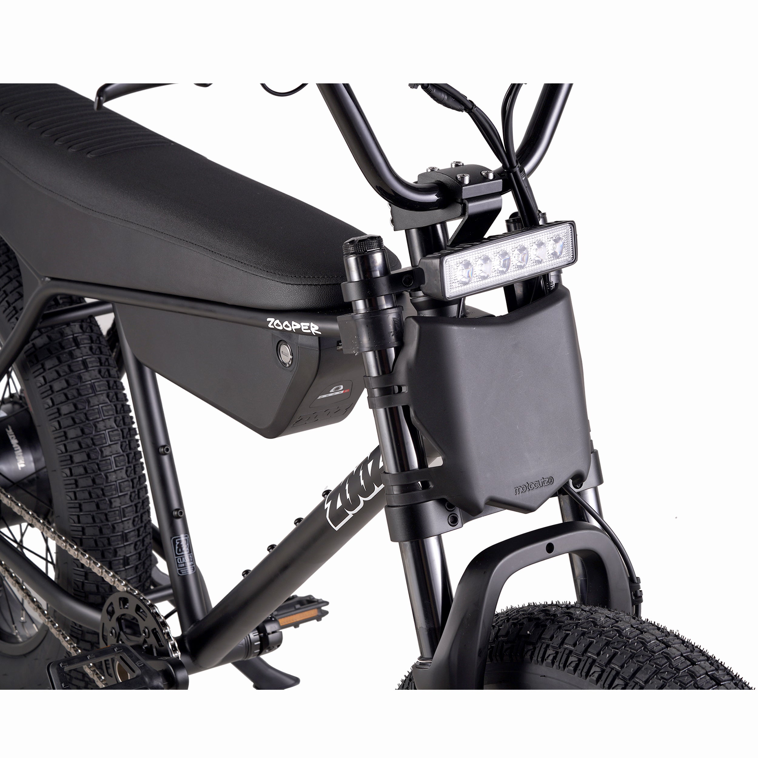 Zooz ZOOPER Fat Tire Electric Bike Details