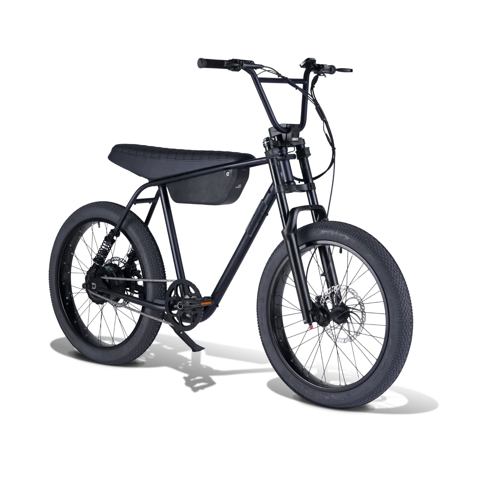 Angled side profile of Zooz Ultra Flex e-bike