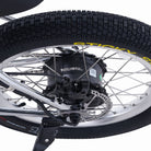 Zooz Electric Bike Ultra Ripster Gen 2 Chrome rear hub motor birds eye view