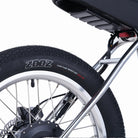 Zooz Electric Bike Ultra Ripster Gen 2 Chrome Seat Stay Rear 3/4 View
