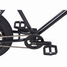 Zooz Electric Bike Ultra Ripster Gen 2 Gloss black crankset above side view