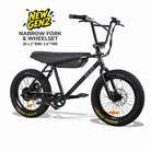 Zooz Ultra Ripster Gen 2 Electric Bike - Gloss Black Front