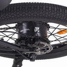 Zooz Electric Bike Ultra Ripster Gen 2 Gloss black motor birds eye view