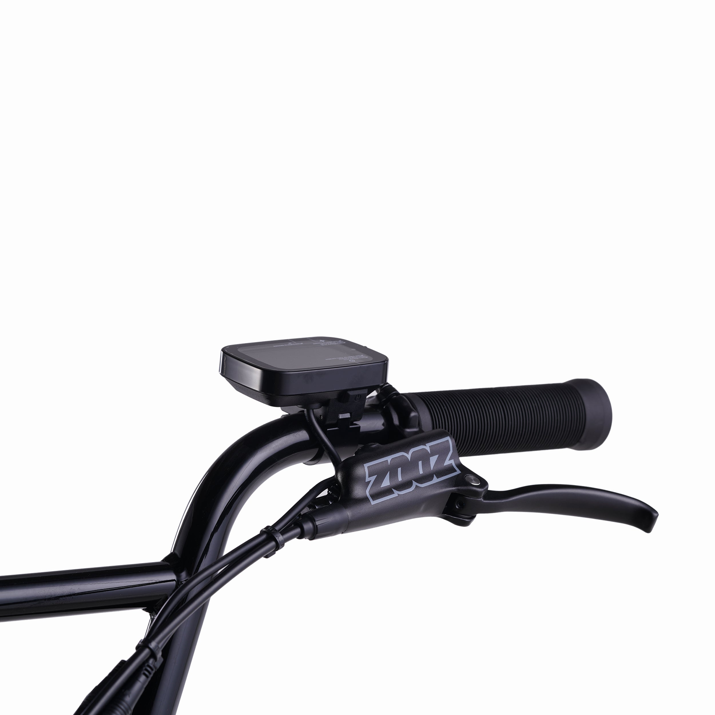 Zooz Electric Bike Ultra Ripster Gen 2 Gloss black perch rear 3/4 view