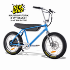 Zooz Ultra Ripster Gen 2 Electric Bike - Newport Blue Front