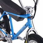 Zooz Electric Bike Ultra Ripster Gen 2 Newport blue head tube 3/4 view