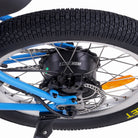 Zooz Electric Bike Ultra Ripster Gen 2 Newport blue motor birds eye view