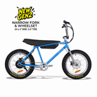 Zooz Electric Bike Ultra Ripster Gen 2 Newport blue side view