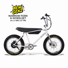 Zooz Electric Bike Ultra Ripster Gen 2 Spark White Side View